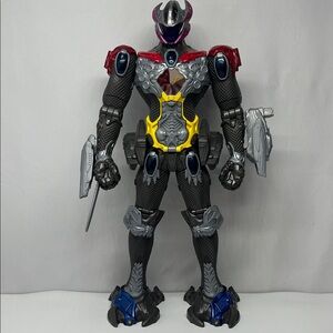 Megazord Power Ranger Action Hero Robot Toy - Black, Red, Yellow